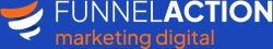 Logo Funnel Action – Horizontal Negaivo